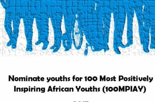 Article : Appel à nomination : les 100 jeunes Africains les plus positifs et influents
